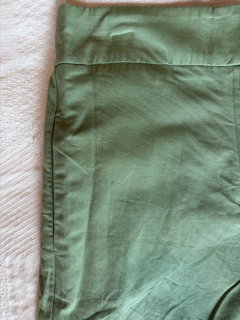 High waisted cotton dressed bermudas NWOT - Picture 4 of 10